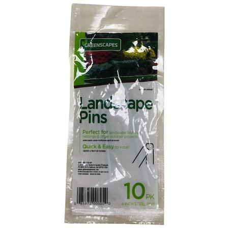 Greenscapes Greenscapes 1 in. W X 4 in. L Steel Landscape Fabric Pins 10 pk 85364
